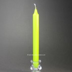 24cm Kiwi / Lime Green Stearin Classic Dinner Candles